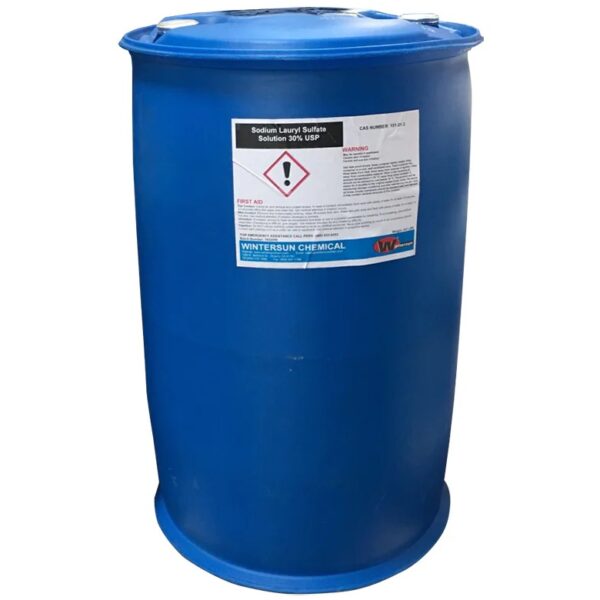 industrial supply of sodium lauryl sulfate