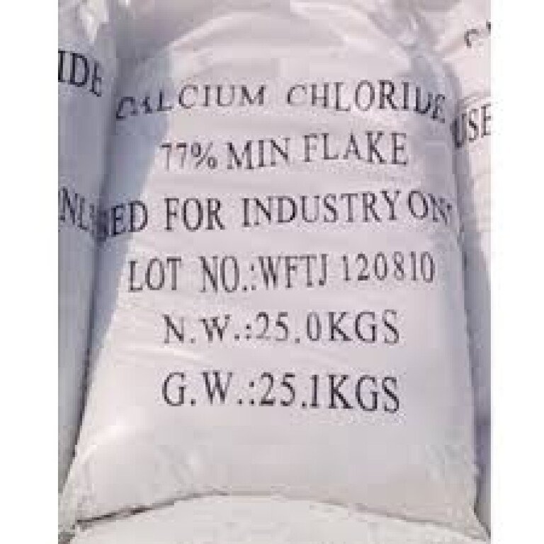 Calcium Chloride 77% flakes (1) calcium chloride 77% flakes water treatment industrial application