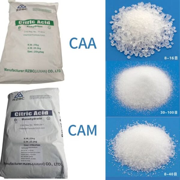 citric acid monohydrate crystals