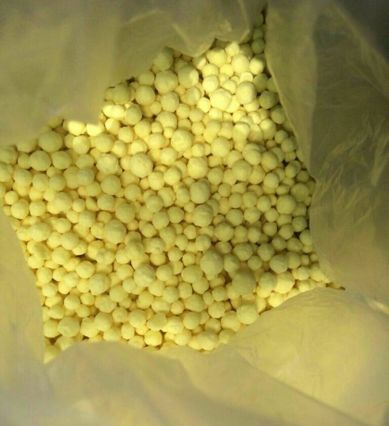 sulphur granular yellow pellets