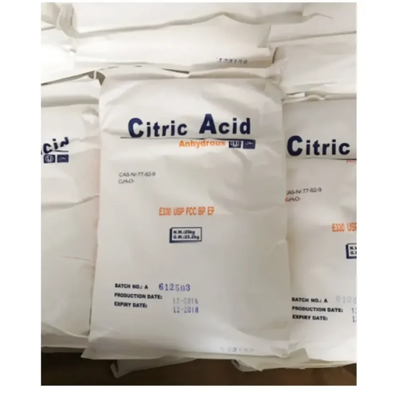 industrial citric acid supplier bags