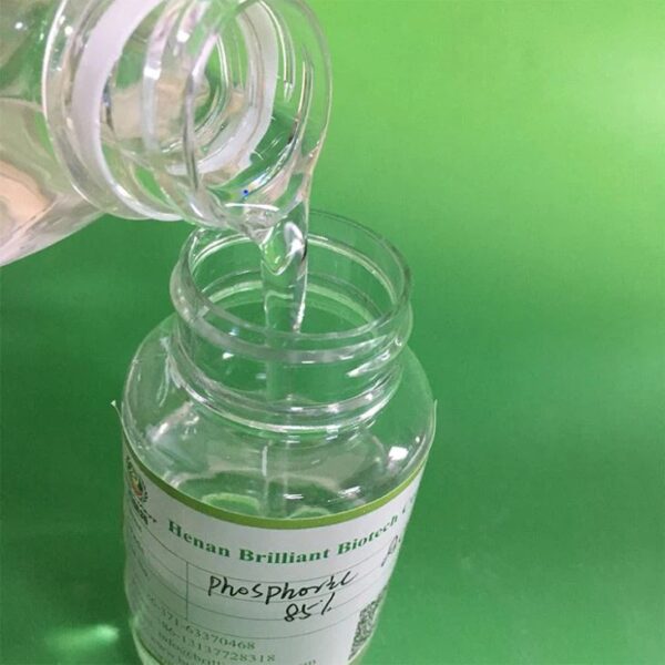 food grade phosphoric acid clear liquid industrial packaging