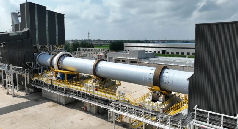 Bulk cement clinker prepared for international export supply