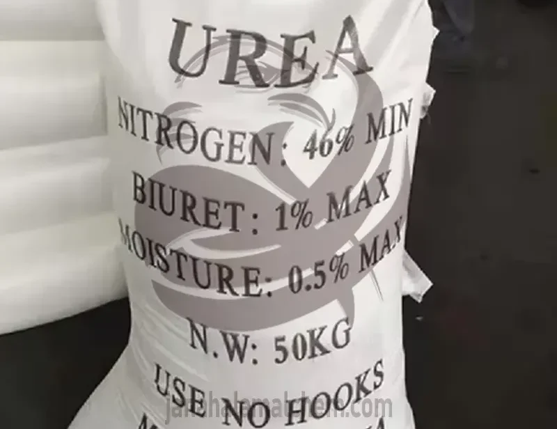 Urea 46 fertilizer application on agricultural crops
